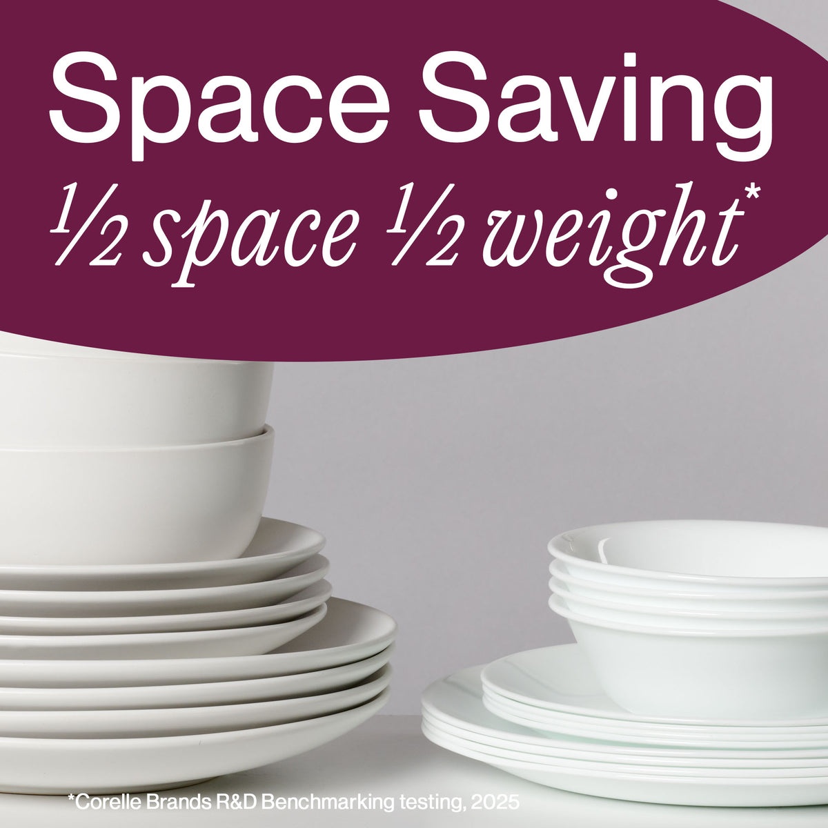 Corelle® Winter Frost White 66-piece Dinnerware Set, Service for 12 - Image 8