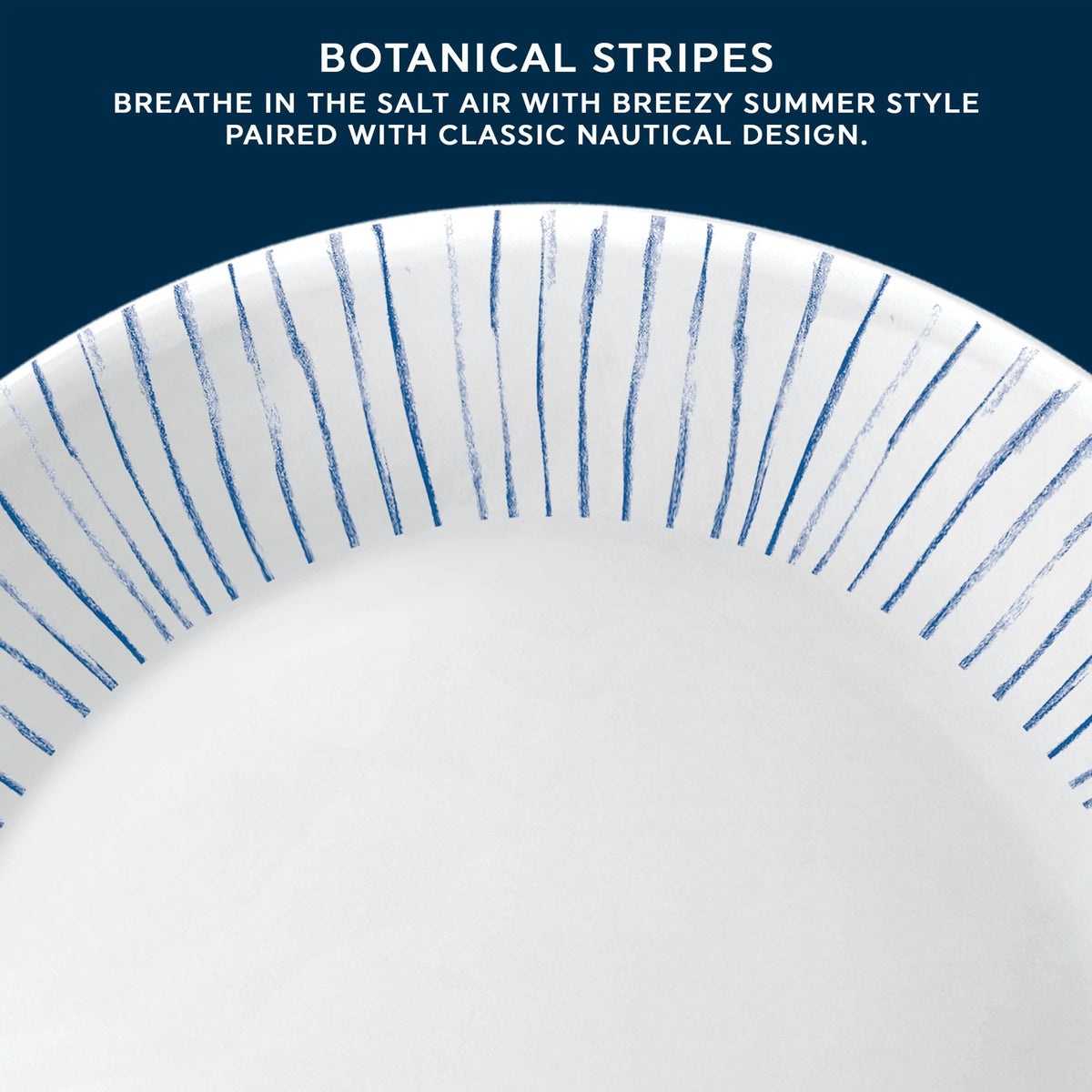 Corelle® Botanical Stripes 10.25" Dinner Plate - Image 2