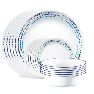 Corelle® Ocean Blues 18-piece Dinnerware Set, Service for 6