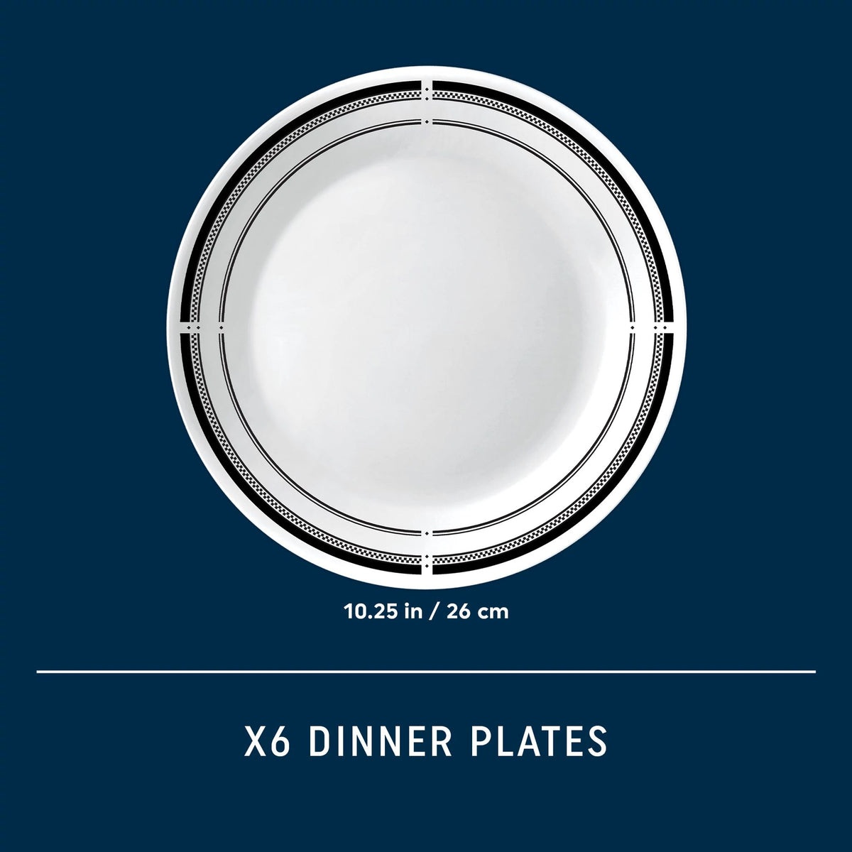 Corelle® Brasserie 10.25" Dinner Plates, 6-pack - Image 6