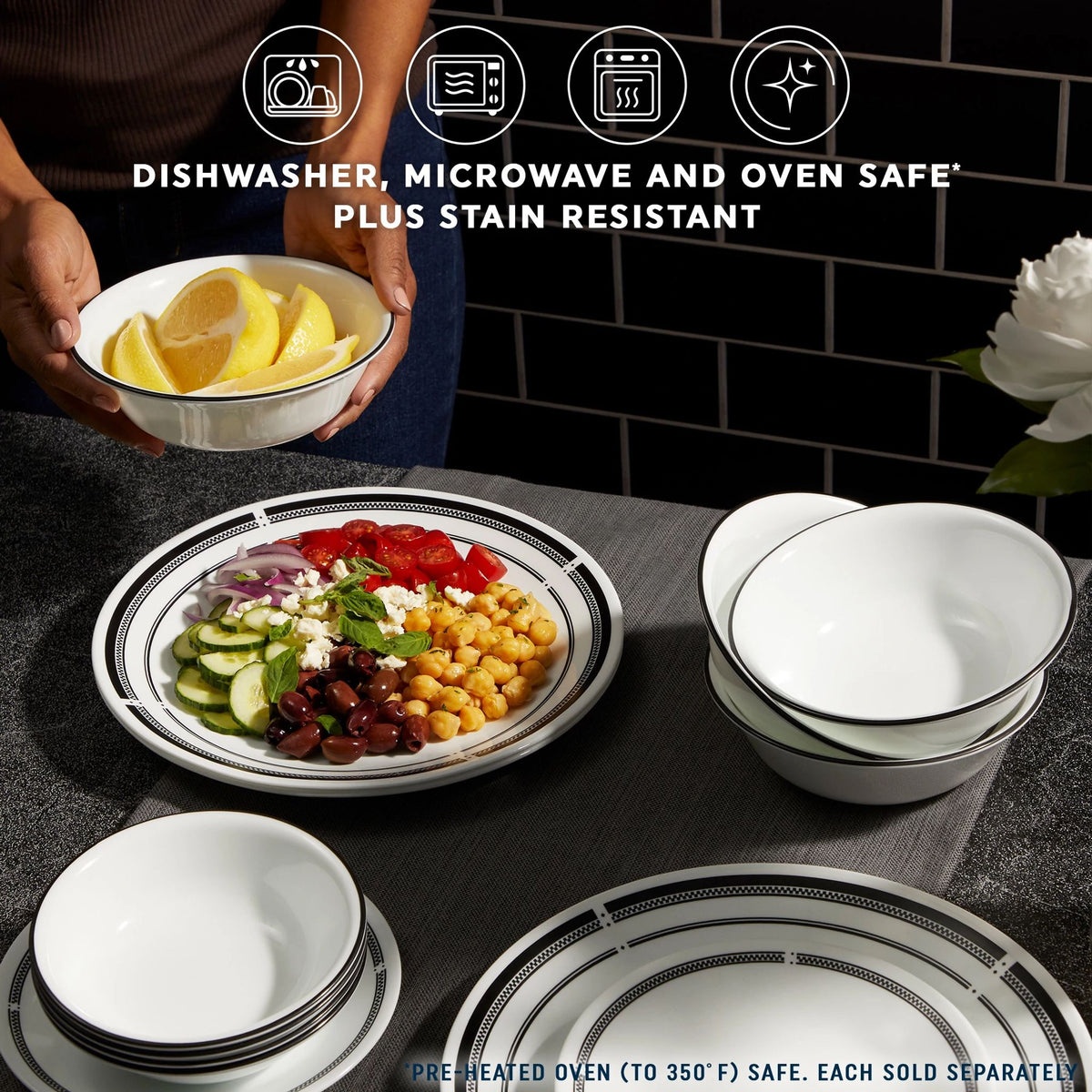 Corelle® Brasserie 6.75" Appetizer Plate - Image 5