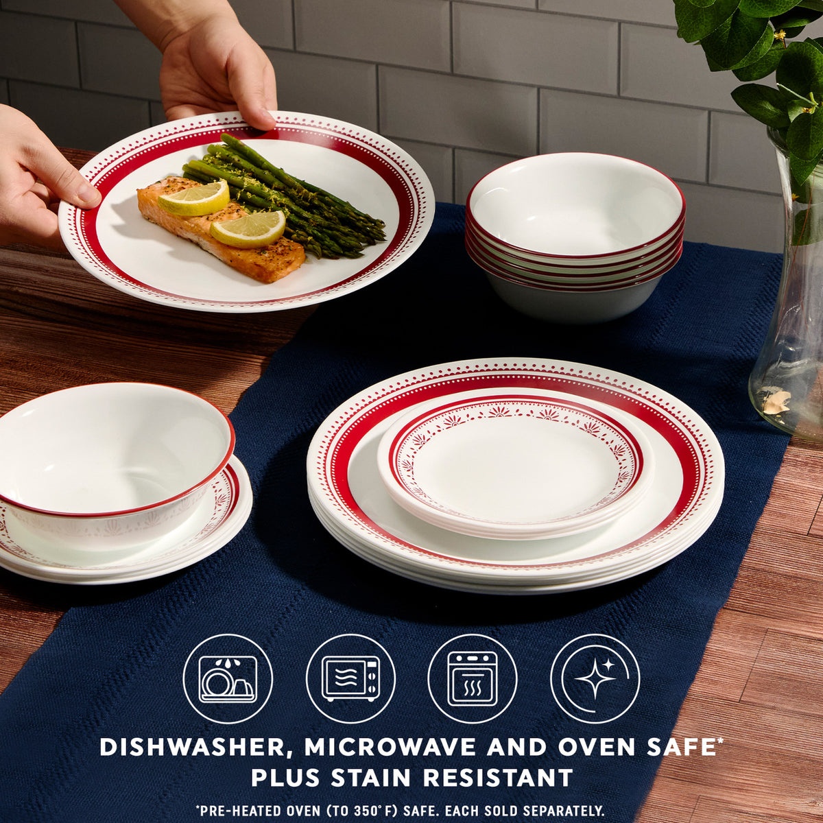 Corelle® Sadie 10.25" Dinner Plate - Image 4