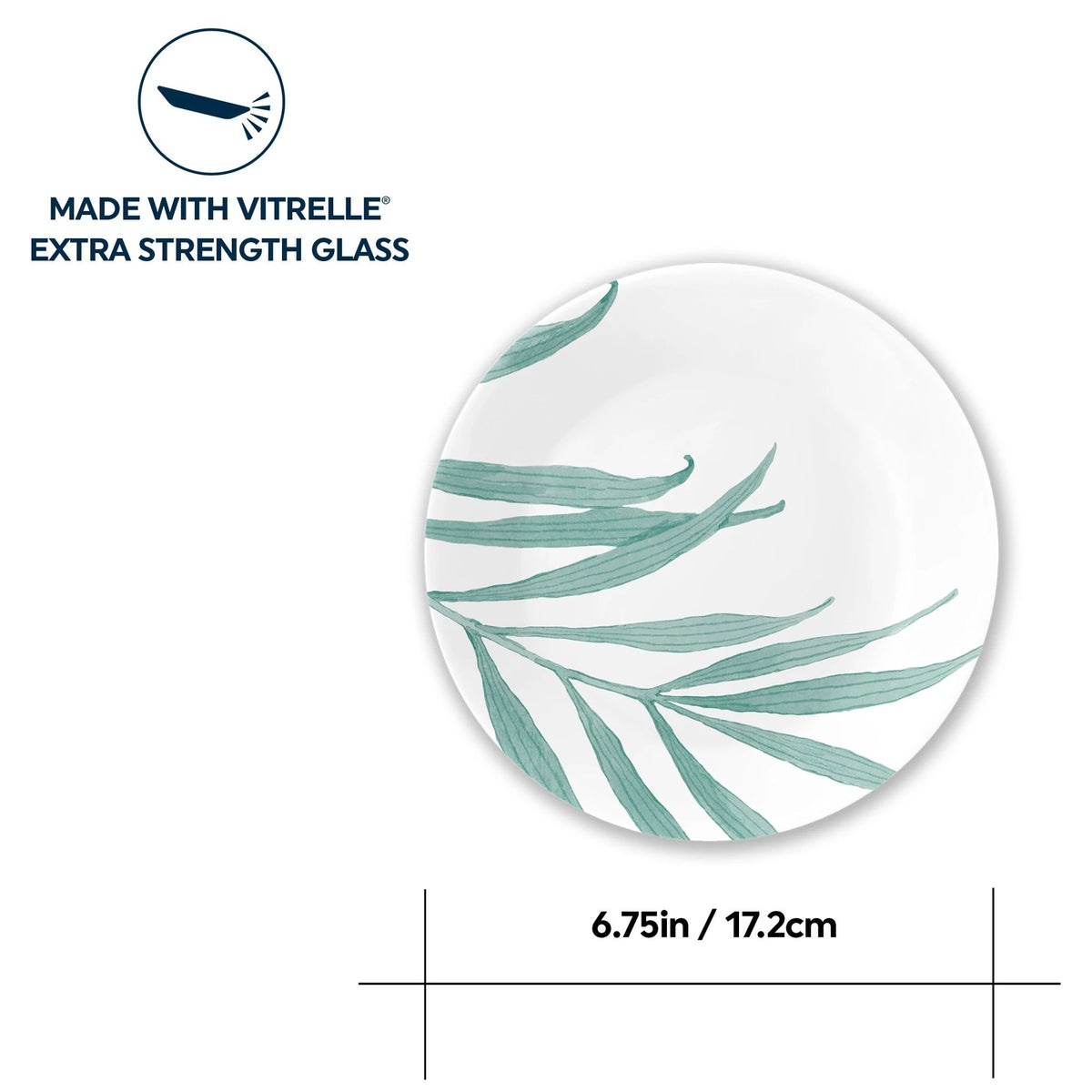 Corelle® Solar Print 6.75" Appetizer Plate, EXCLUSIVE - Image 4
