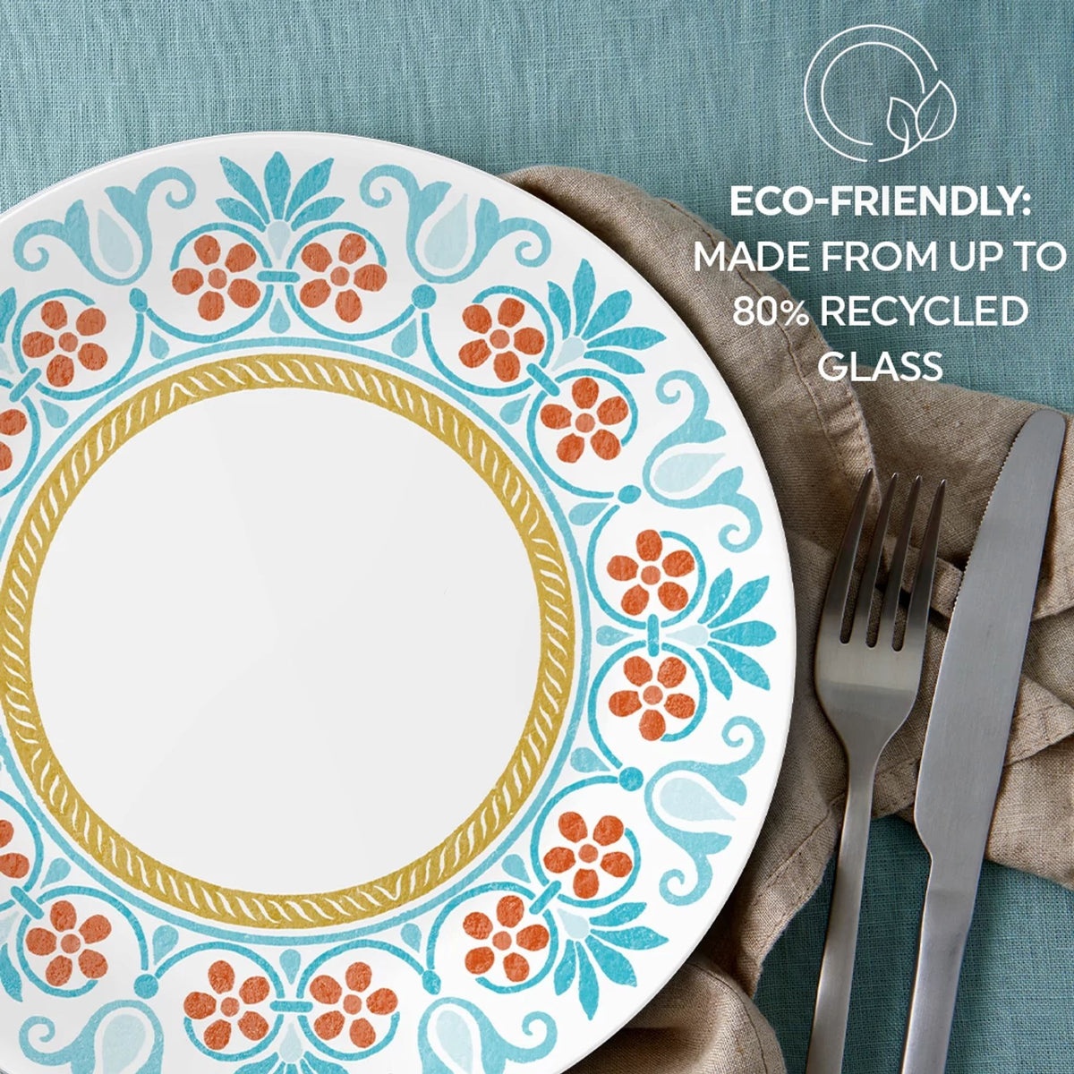 Corelle® Global Collection Terracotta Dreams 8.5" Salad Plate - Image 6