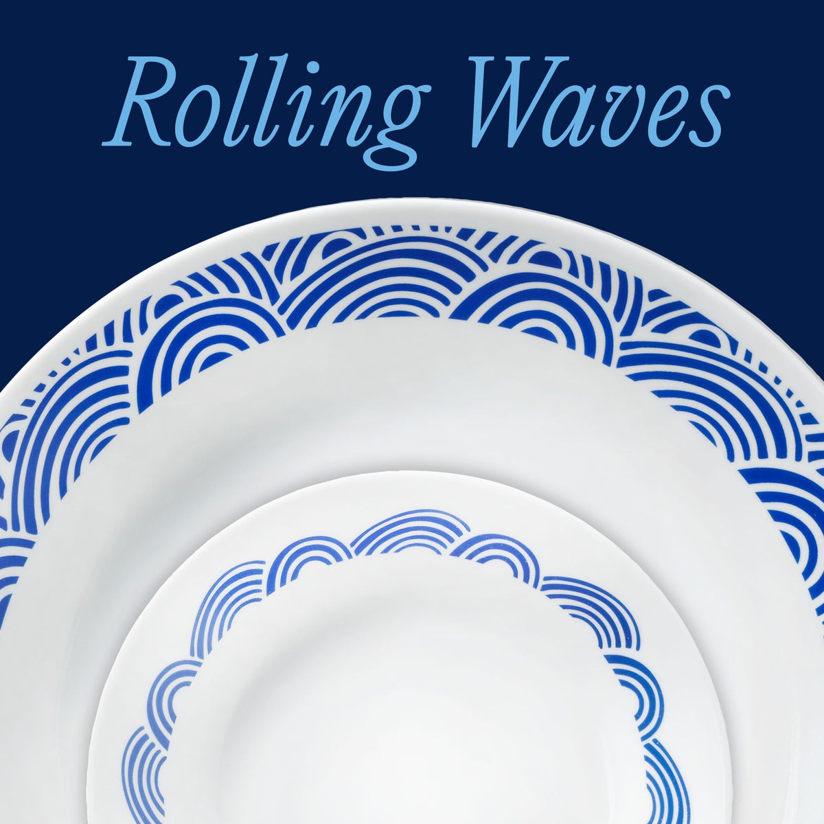 Corelle® Rolling Waves 12-piece Dinnerware Set, Service for 4 - Image 2