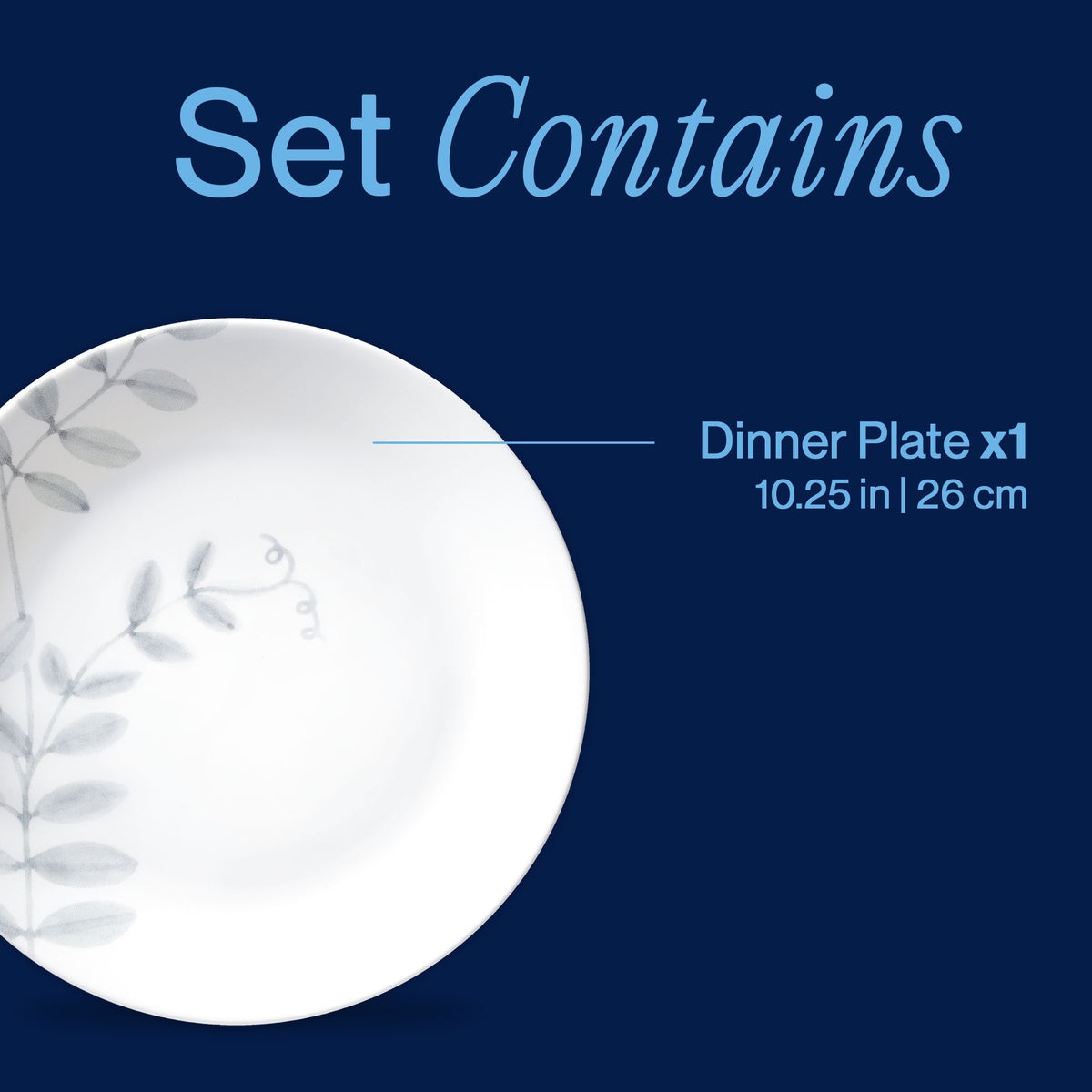 Corelle® Flowing Fern 10.25" Dinner Plate - Image 3
