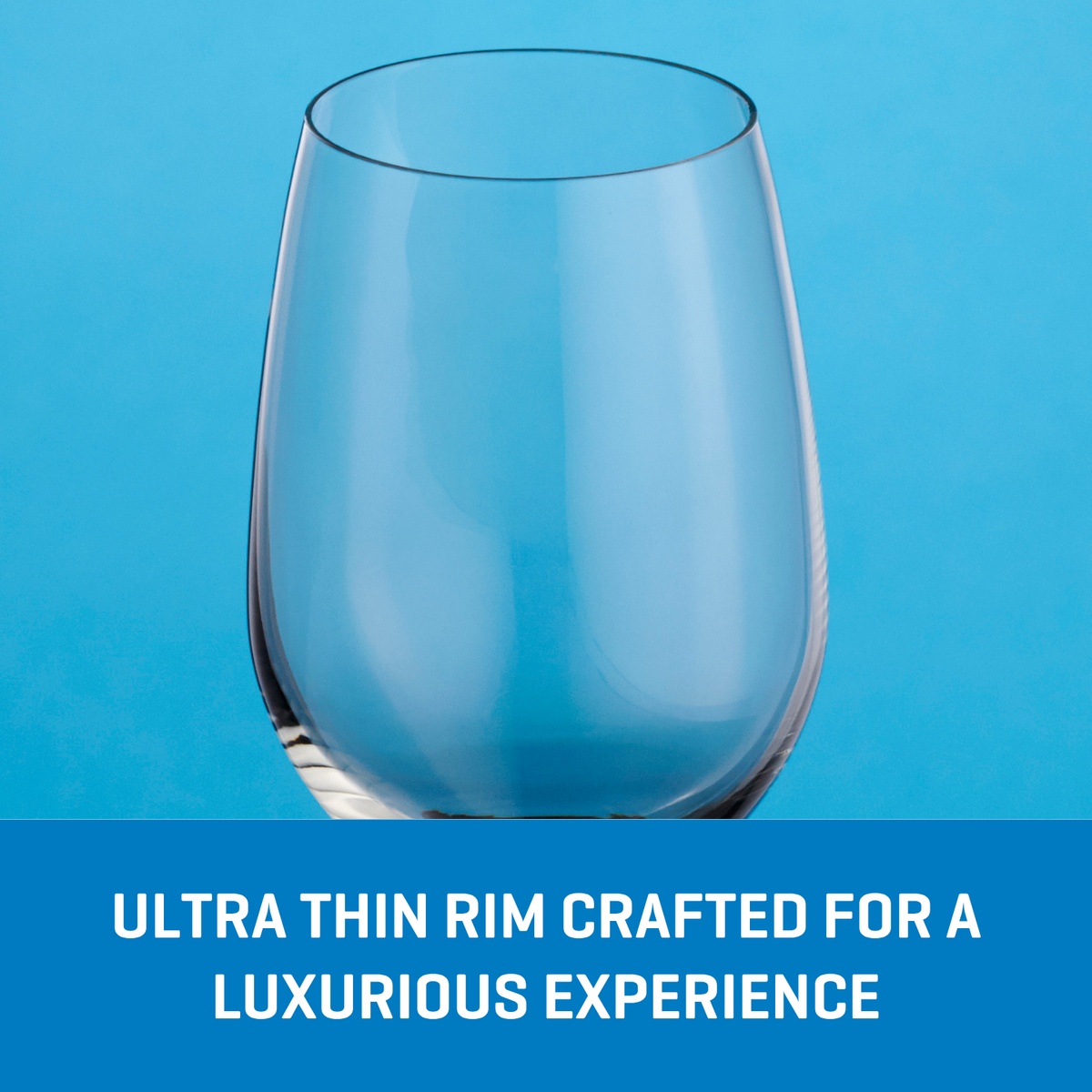 Ocean Glass Matera White Wine Glasses (4-Pieces), 14-ounce, dishwasher safe - Image 5